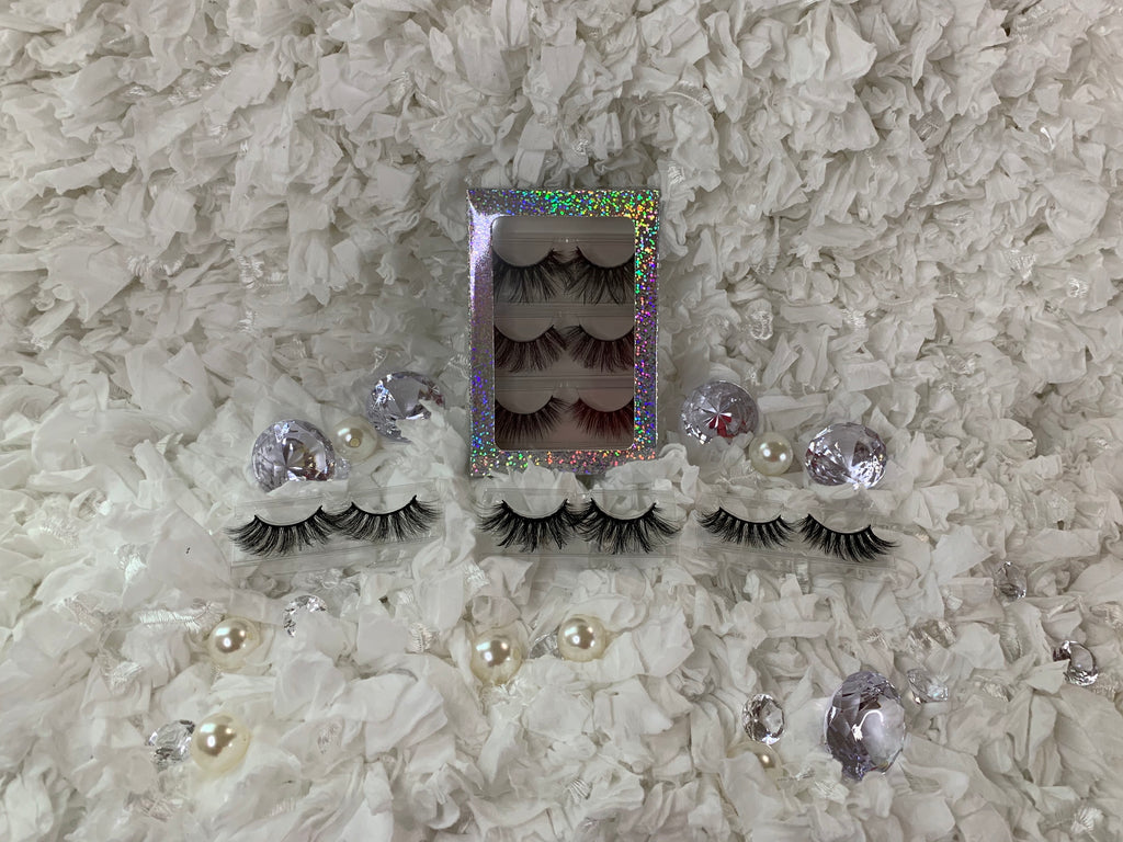 3 pairs Trio#1   3D Mink Eyelashes